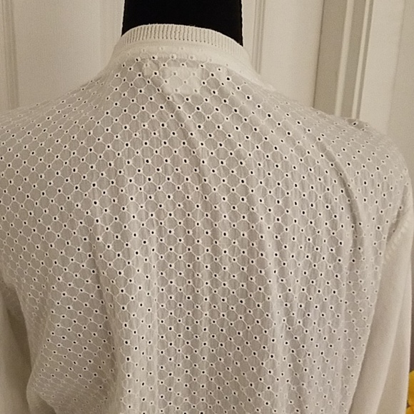 Liz Claiborne White Sweater Size XL - Picture 3 of 5